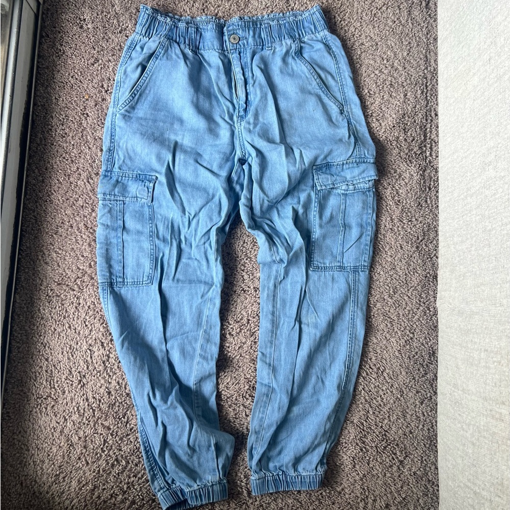 American Eagle Outfitters Denim Blue Joggers